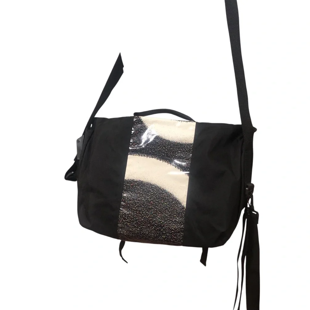 AutoDesk Black and White Messenger Computer Laptop Crossbody Bag work Career - Picture 3 of 13
